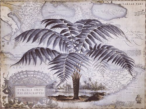 Boomvaren vintage kunst