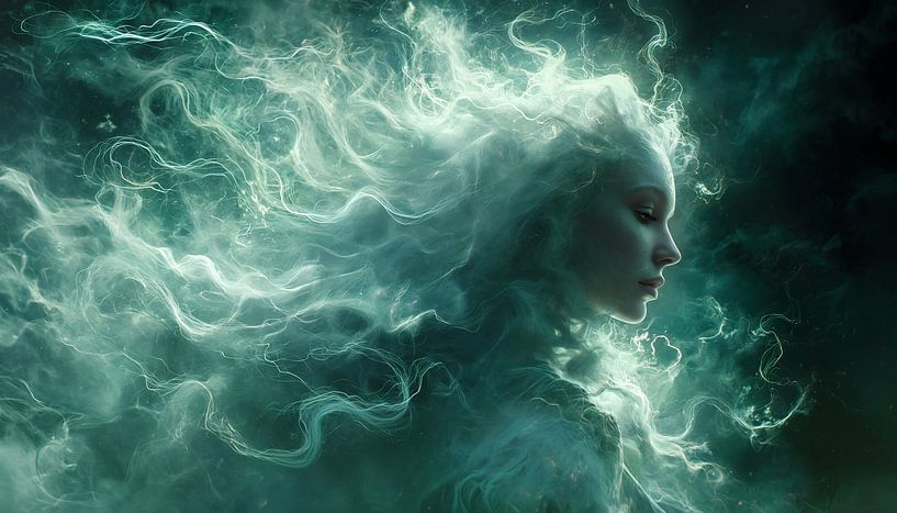 Ghostly apparition in ancient Germanic legend by artefacti