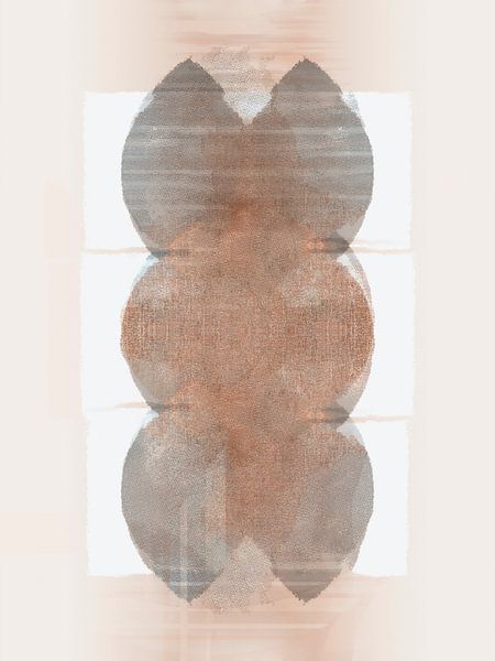 Scandinavisch minimalisme Zacht aards van Mad Dog Art