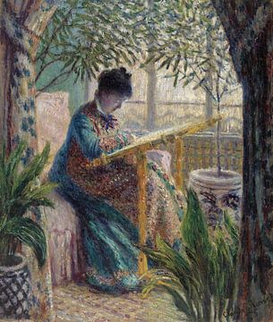 Claude Monet,Madame Monet Borduurwerk