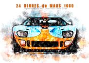 Ford GT40, Le Mans Sieger 1969 von Theodor Decker Miniaturansicht