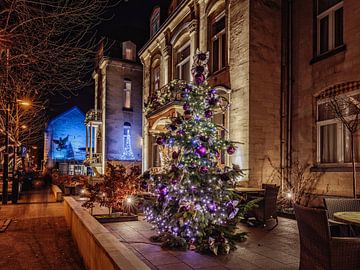 Kerstsfeer in Valkenburg van Rob Boon