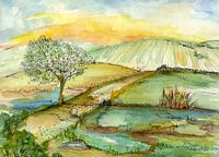 liebliche Landschaft - prachtig landschap