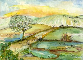 liebliche Landschaft - prachtig landschap