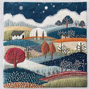 Mit Sashiko-Stickerei und Wabi-Sabi-Ästhetik