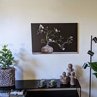 Photo de nos clients: magnolia en vase par Klaartje Majoor, sur toile