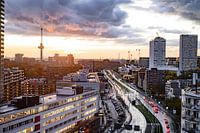 Rotterdam bij zonsondergang 2