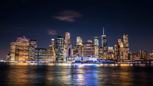 De beroemde skyline van New York City