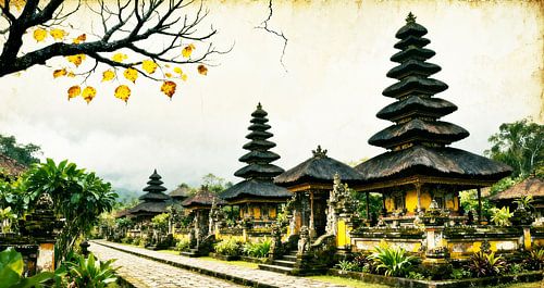 Traditionele Balinese tempelgebouwen