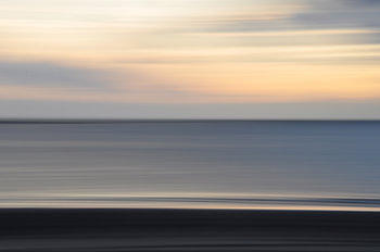 Sonnenuntergang in abstraktion