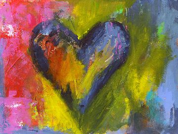 Indigo heart by Karen Kaspar