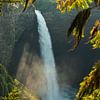Waterval in het ochtendlicht van Lisa Bouwman