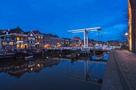 Blue hour pelsbrugje in Zwolle van Rick Kloekke thumbnail