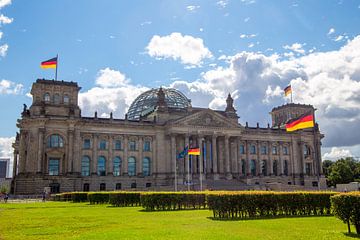De Reichstag in Berlijn van Udo Herrmann