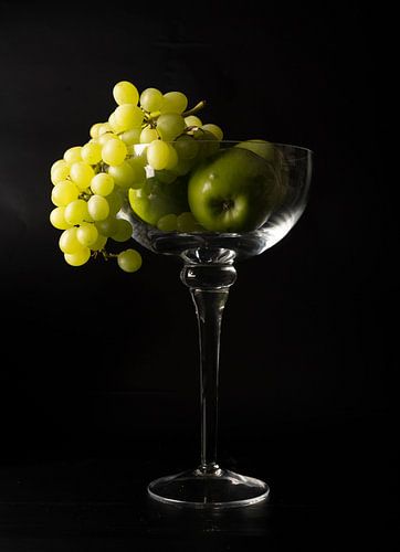Glas met fruit