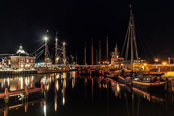 Tallship Europa in Harlingen van Sidney Portier