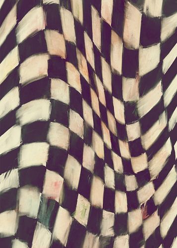 Abstrakte Illustration in Schwarz und Weiß