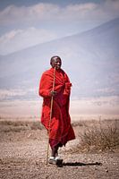 Masaï in de Serengeti