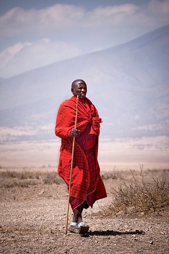 Masai in the Serengeti by Paul Jespers
