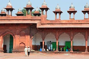 Pastel shades in the streets of Agra by Zoe Vondenhoff