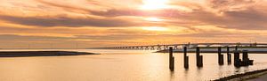 Une belle lumière au-dessus de Zeelandbrug