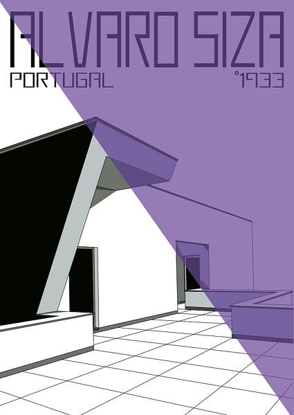 Alvaro Siza 4 - Paarse Driehoek van TAAIDesign
