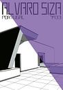 Alvaro Siza 4 - Paarse Driehoek van TAAIDesign thumbnail