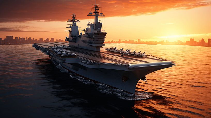 Aircraft carrier 3 by Harry Herman