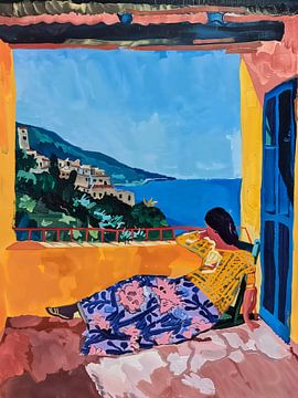 Blick vom Balkon von haroulita