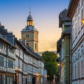 Historic Wide Street (Breite Straße) in Goslar, Germany by Michael Abid