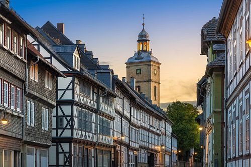 Historische Breite Straße in Goslar, Deutschland