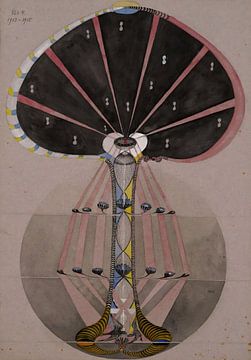 Hilma af Klint - De Boom der Kennis nr.3 A van Vivanne