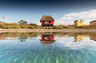 Beach house at the sea by Claire Droppert thumbnail