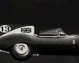 Jaguar Type D 1956 Rechterzijde B&W van Jan Keteleer thumbnail