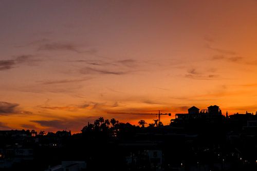 Zonsondergang in Spanje