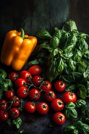 Gemüse Arrangement von Poster Art Shop