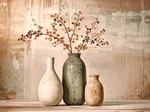 Nature morte moderne et minimaliste