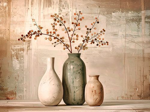 Modern en minimalistisch stilleven