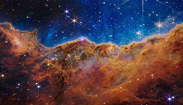 JamesWebb Telescope “Cosmic Cliffs” in Carina van Brian Morgan