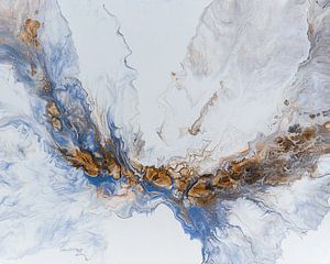 Zacht en energiek - acrylverf op canvas