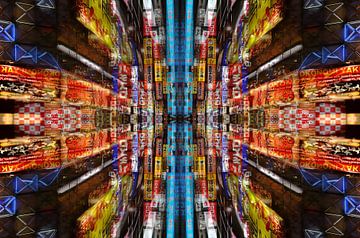 Mandala van stadslichten