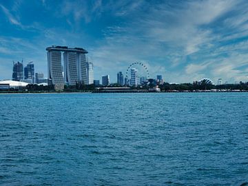 Blick über Marina Singapur
