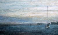 Sailing by a painted sky