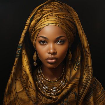Afrikanische Frau 11 von Ellen Reografie