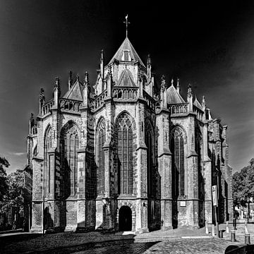 Grote of Onze-Lieve-Vrouwekerk Dordrecht Nederland van Hendrik-Jan Kornelis