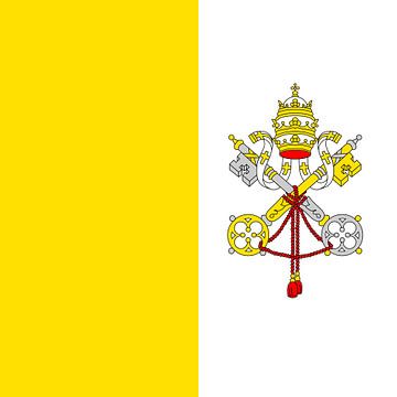 Drapeau du Vatican sur de-nue-pic