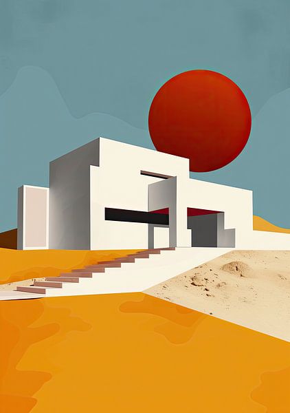 Bauhaus poster art print by Niklas Maximilian