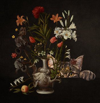 A Feline Still Life van Marja van den Hurk