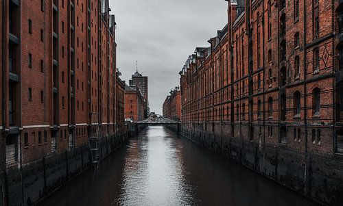 Hamburg, Speicherstadt, Elbe, Duitsland
