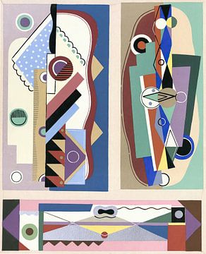 Collectie Decoraties en Kleuren 17 (1930) door Georges Valmier van Peter Balan